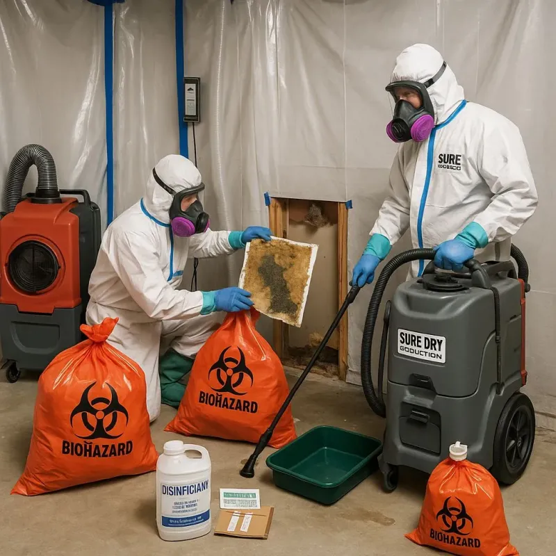 Contaminated Water Handling Protocols process in Lutcher, LA