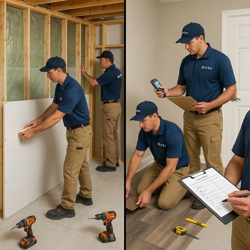 Repairs and Reconstruction process in Lutcher, LA