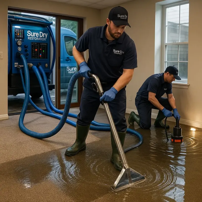 Water Extraction and Removal process in Lutcher, LA